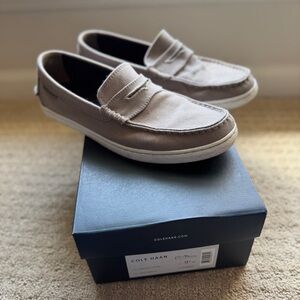 Cole Haan Men's Gray Slip-On Loafers